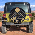Los Angeles FC Spare Tire Covers Camera Hole Sporty Team Collection - Gearcarcover - 3