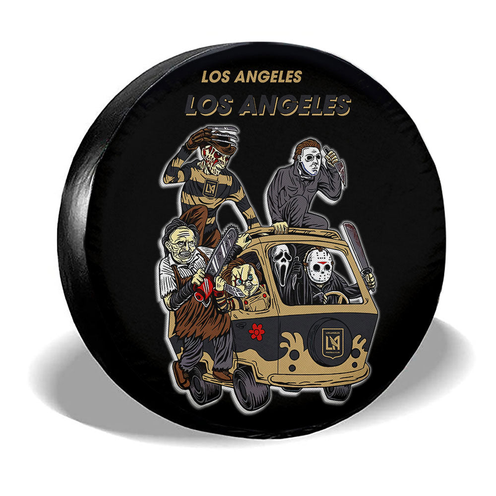 Los Angeles FC Spare Tire Covers Horror Characters Car Accessories - Gearcarcover - 3