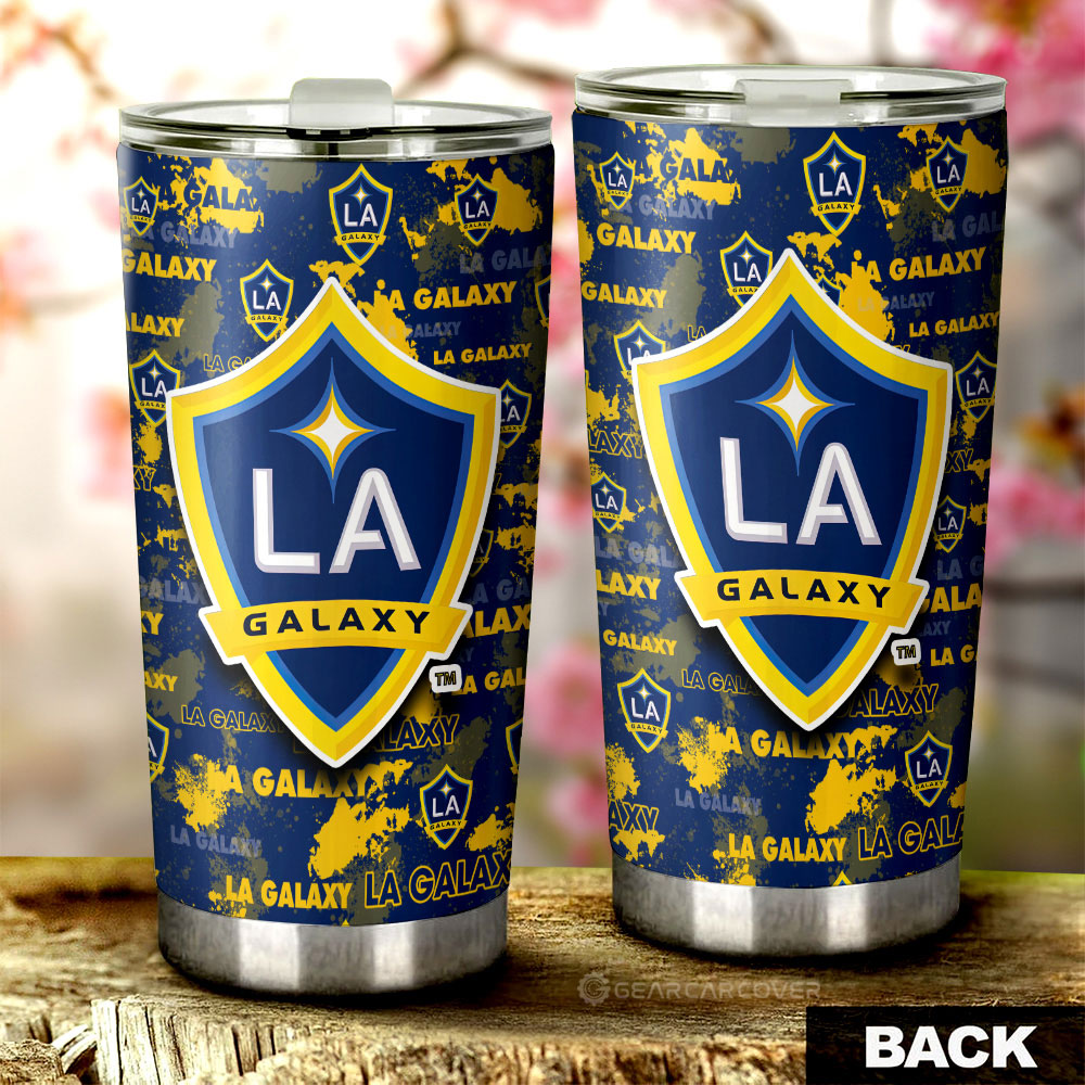 Los Angeles Galaxy Tumbler Cup Custom Car Accessories - Gearcarcover - 2