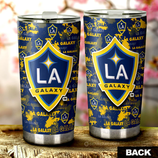 Los Angeles Galaxy Tumbler Cup Custom Car Accessories - Gearcarcover - 2