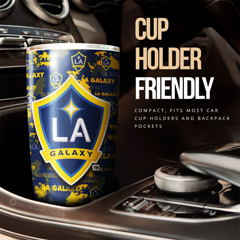 Los Angeles Galaxy Tumbler Cup Custom Car Accessories - Gearcarcover - 3