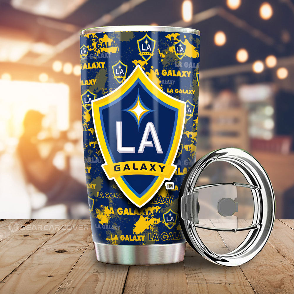 Los Angeles Galaxy Tumbler Cup Custom Car Accessories - Gearcarcover - 1