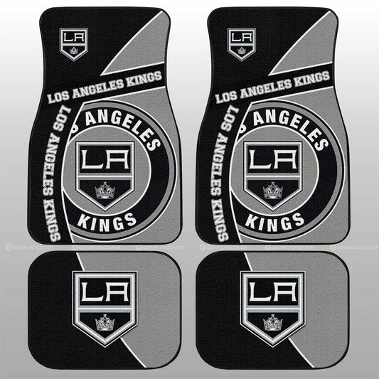 Los Angeles Kings Car Floor Mats Custom Car Accessories For Fans - Gearcarcover - 1
