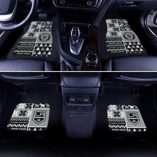 Los Angeles Kings Car Floor Mats Custom Ugly Style Car Accessories - Gearcarcover - 2