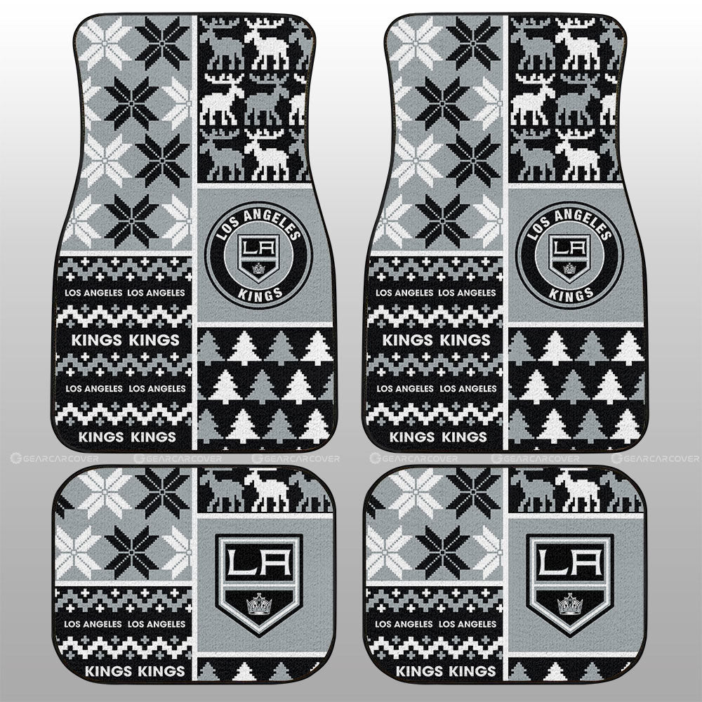 Los Angeles Kings Car Floor Mats Custom Ugly Style Car Accessories - Gearcarcover - 1