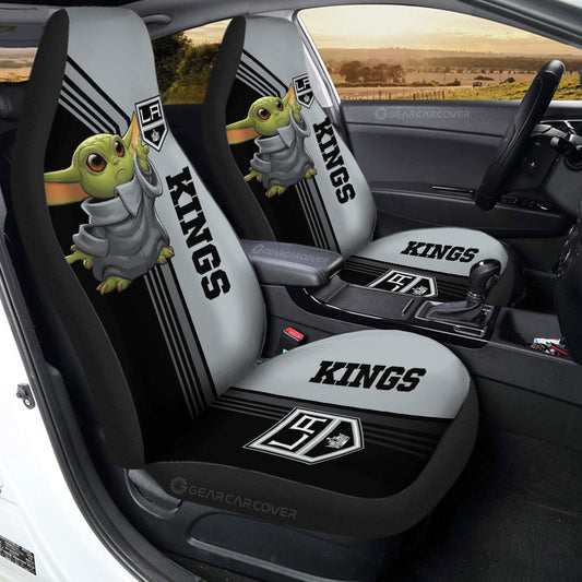 Los Angeles Kings Car Seat Covers Baby Yoda Car Accessories - Gearcarcover - 2
