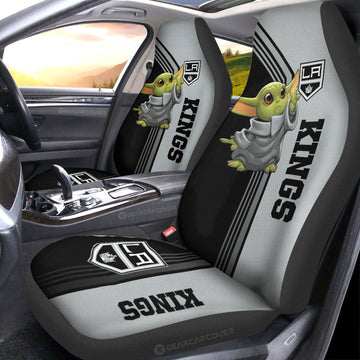 Los Angeles Kings Car Seat Covers Baby Yoda Car Accessories - Gearcarcover - 1