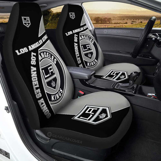 Los Angeles Kings Car Seat Covers Custom Car Accessories For Fans - Gearcarcover - 1