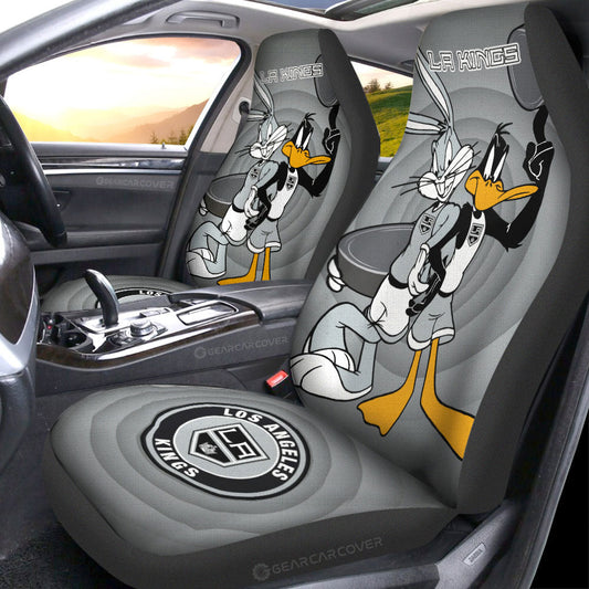 Los Angeles Kings Car Seat Covers Custom Car Accessories - Gearcarcover - 1