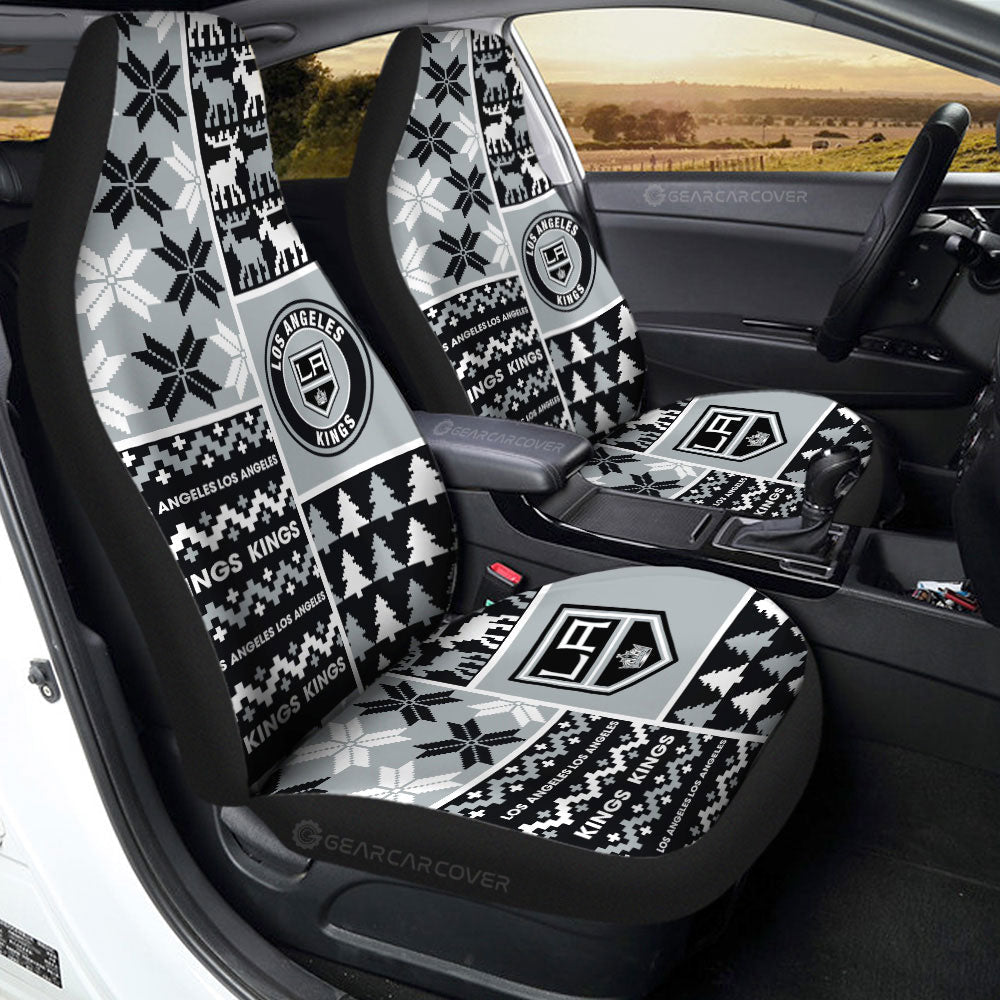 Los Angeles Kings Car Seat Covers Custom Ugly Style Car Accessories - Gearcarcover - 2