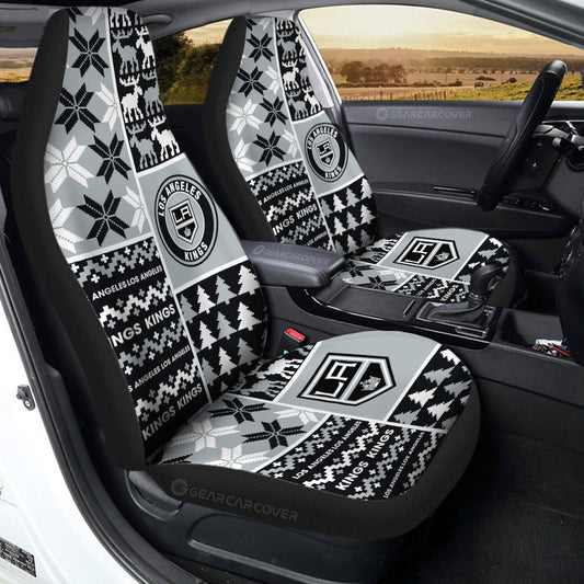 Los Angeles Kings Car Seat Covers Custom Ugly Style Car Accessories - Gearcarcover - 2