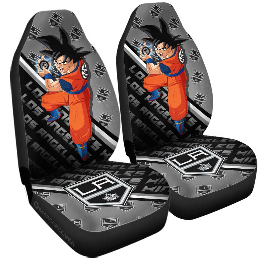Los Angeles Kings Car Seat Covers Goku Car Decorations For Fans - Gearcarcover - 3