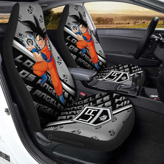 Los Angeles Kings Car Seat Covers Goku Car Decorations For Fans - Gearcarcover - 1