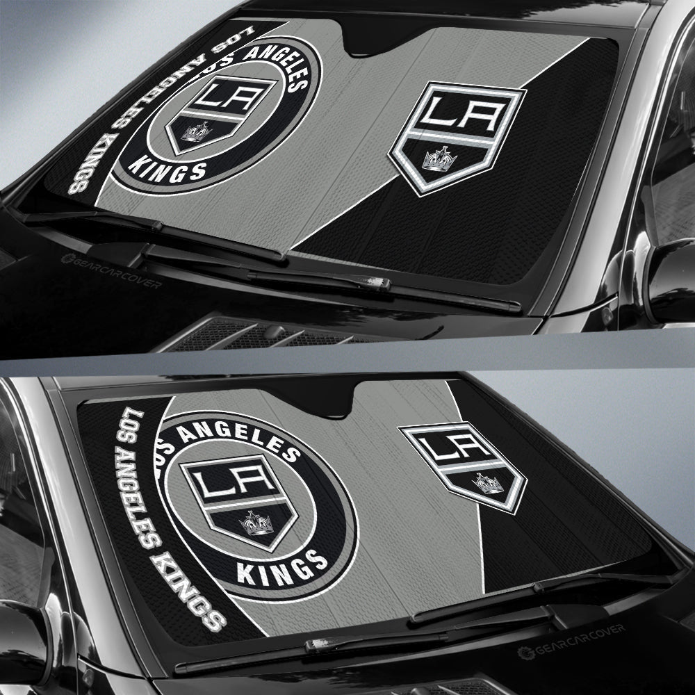 Los Angeles Kings Car Sunshade Custom Car Accessories For Fans - Gearcarcover - 2