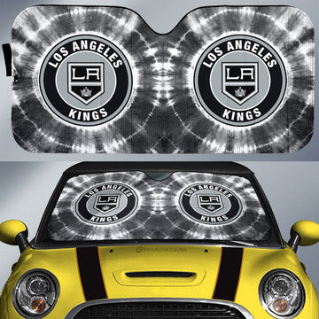 Los Angeles Kings Car Sunshade Custom Tie Dye Car Accessories - Gearcarcover - 1