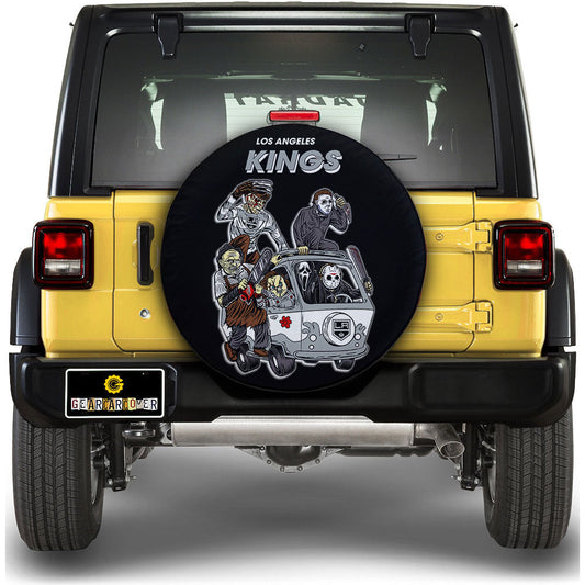 Los Angeles Kings Spare Tire Covers Horror Characters Car Accessories - Gearcarcover - 1