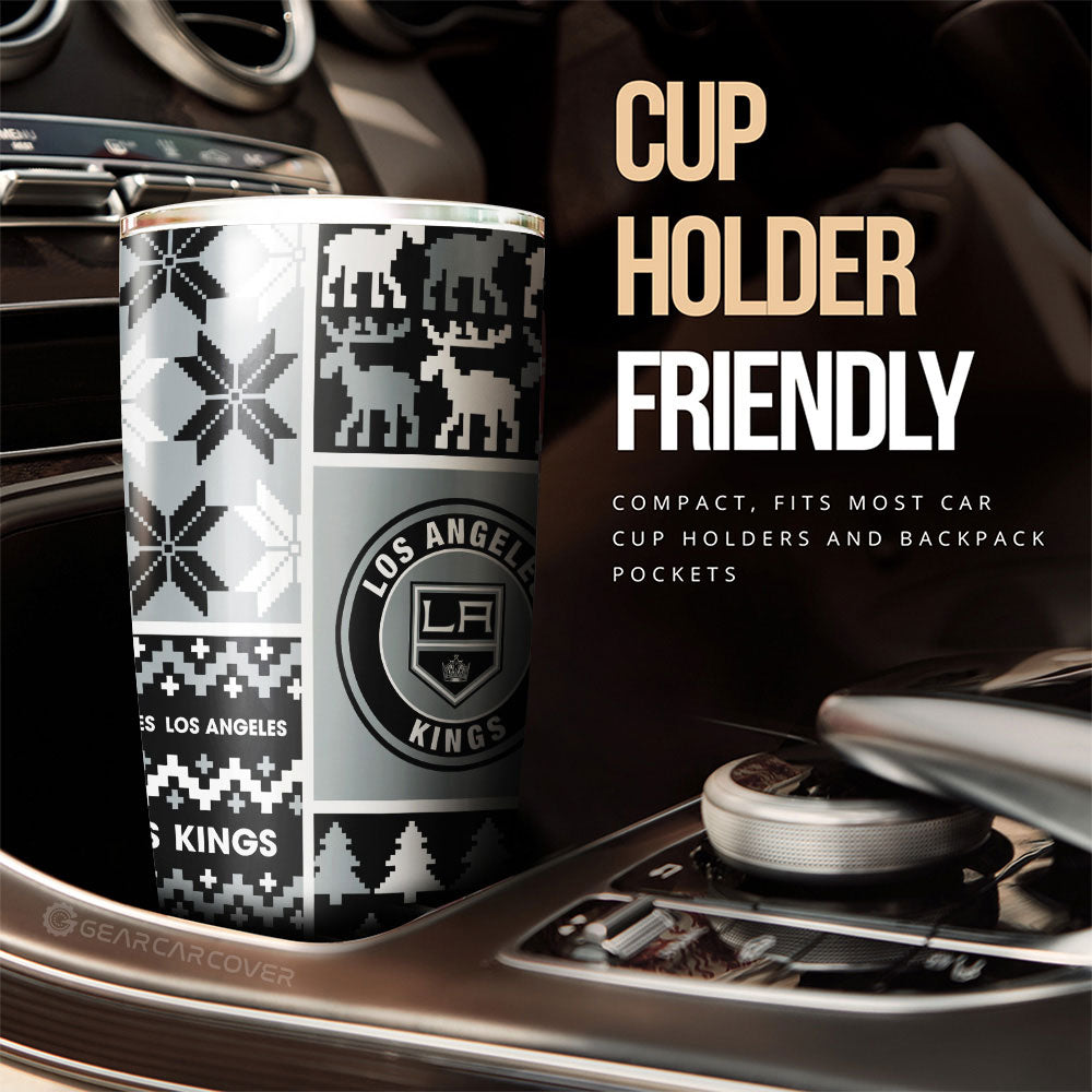 Los Angeles Kings Tumbler Cup Custom Ugly Style Car Accessories - Gearcarcover - 3