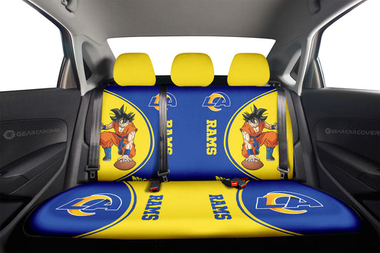 Los Angeles Rams Car Back Seat Covers Custom Car Accessories For Fans - Gearcarcover - 2