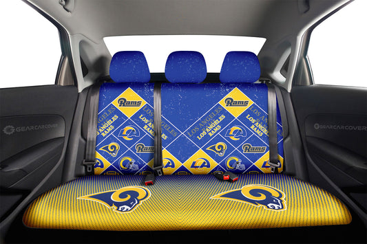 Los Angeles Rams Car Back Seat Covers Sporty Team Collection - Gearcarcover - 2
