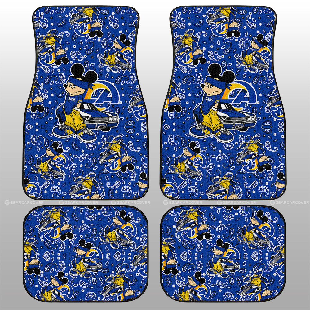 Los Angeles Rams Car Floor Mats Cartoon Theme Collection - Gearcarcover - 1