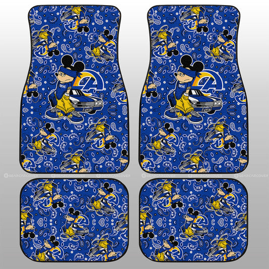 Los Angeles Rams Car Floor Mats Cartoon Theme Collection - Gearcarcover - 1