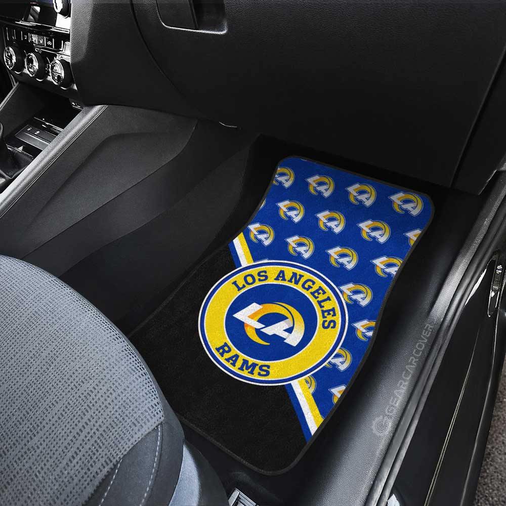 Los Angeles Rams Car Floor Mats Custom Car Accessories For Fans - Gearcarcover - 3