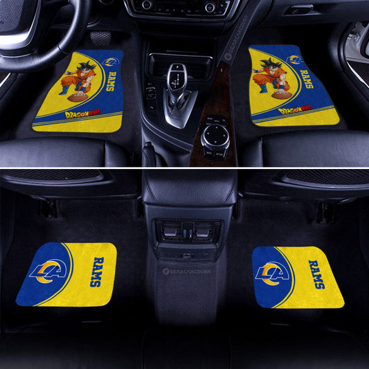 Los Angeles Rams Car Floor Mats Custom Car Accessories For Fans - Gearcarcover - 2