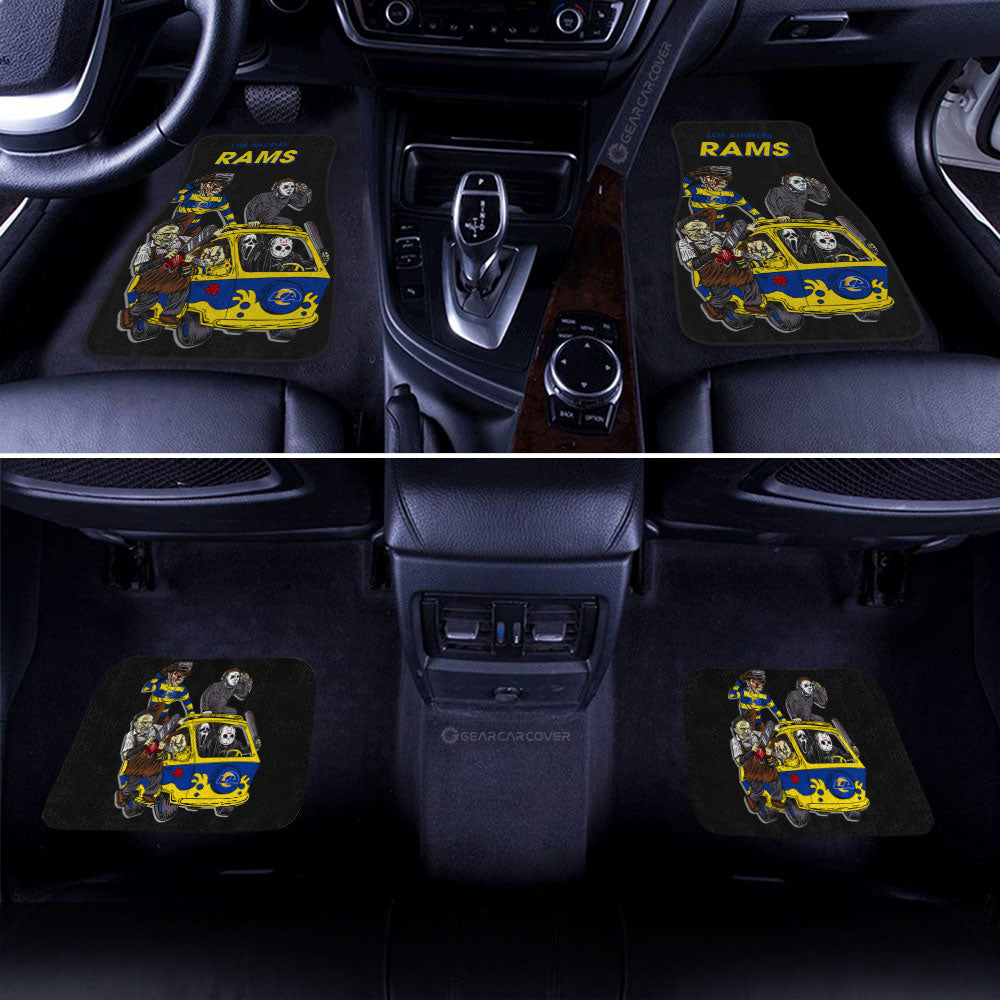 Los Angeles Rams Car Floor Mats Custom Car Accessories - Gearcarcover - 2