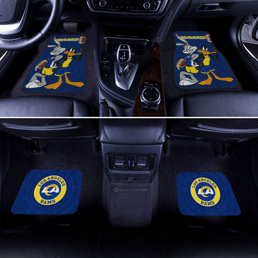 Los Angeles Rams Car Floor Mats Custom Car Accessories - Gearcarcover - 2