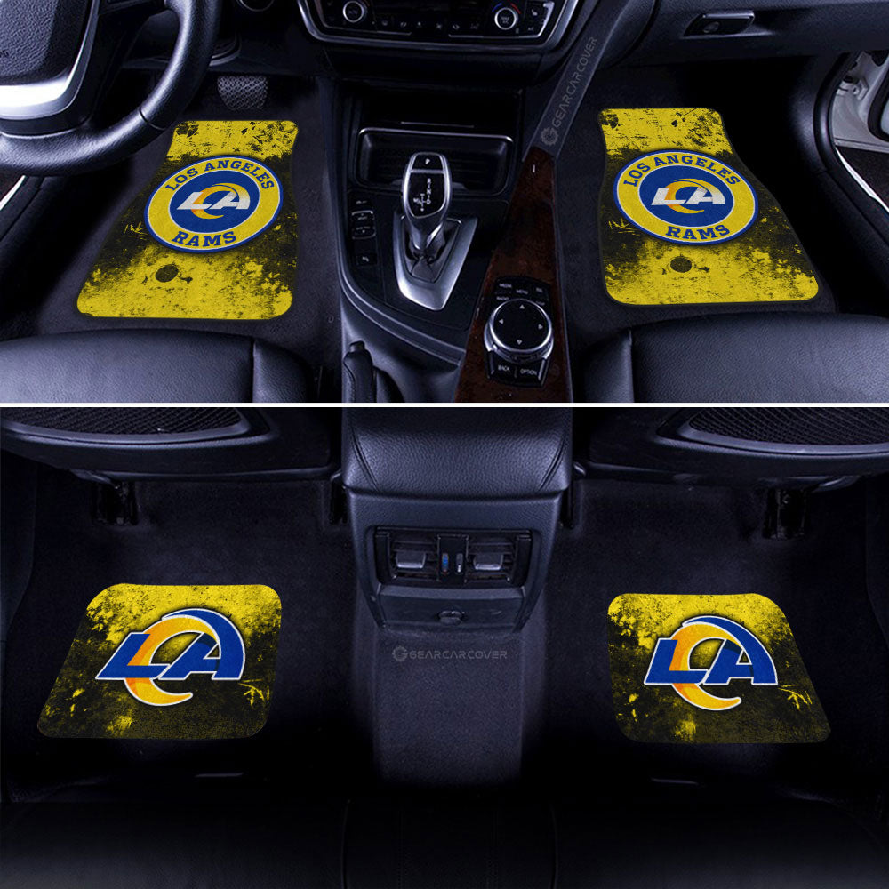 Los Angeles Rams Car Floor Mats Custom Car Accessories - Gearcarcover - 2