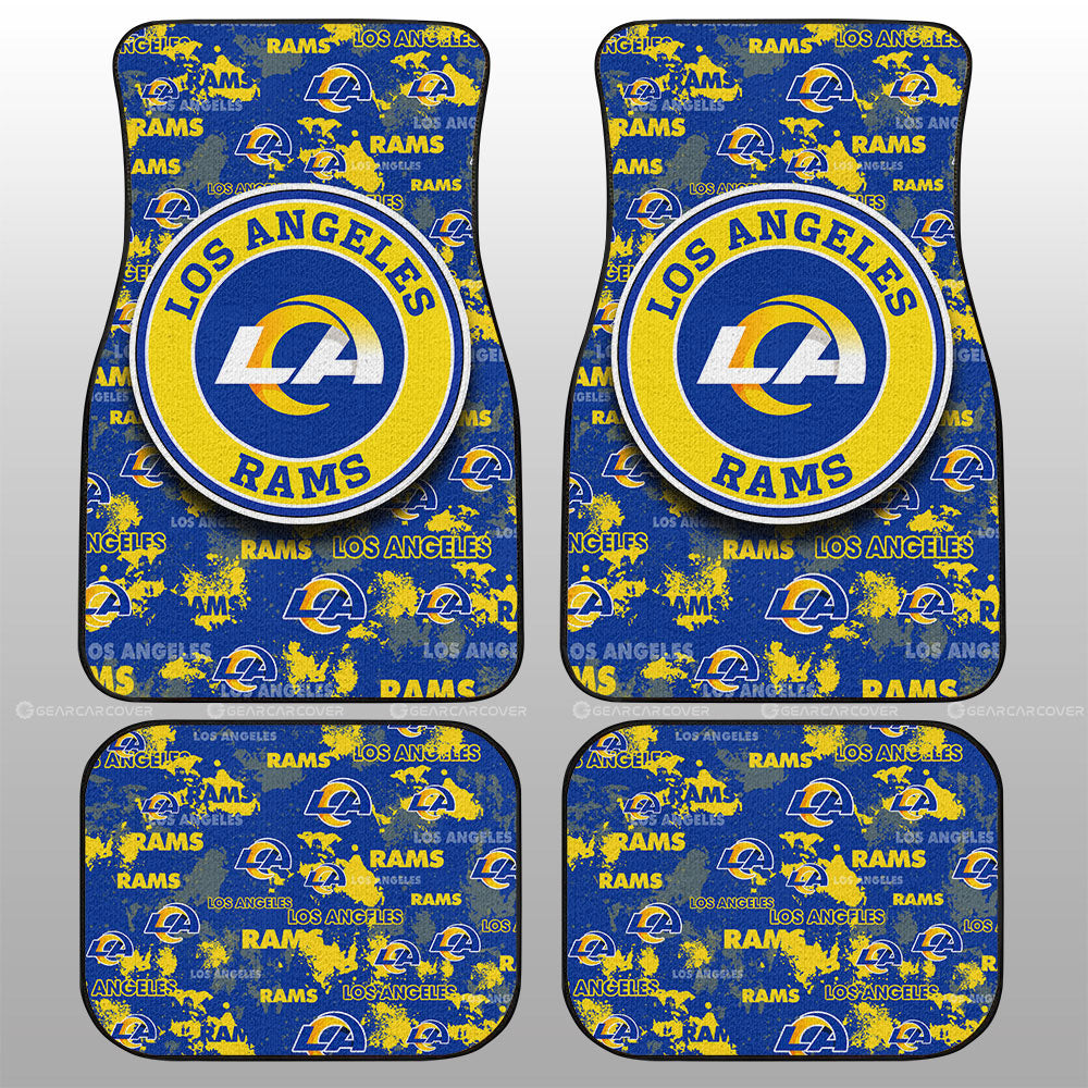 Los Angeles Rams Car Floor Mats Custom Car Accessories - Gearcarcover - 1