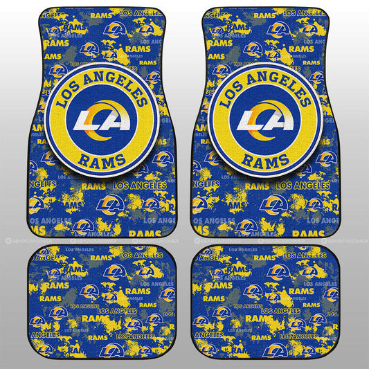 Los Angeles Rams Car Floor Mats Custom Car Accessories - Gearcarcover - 1