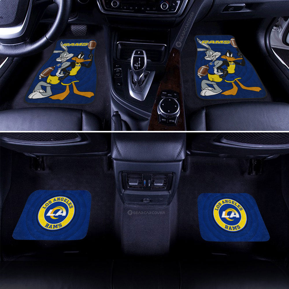Los Angeles Rams Car Floor Mats Custom Car Accessories - Gearcarcover - 2