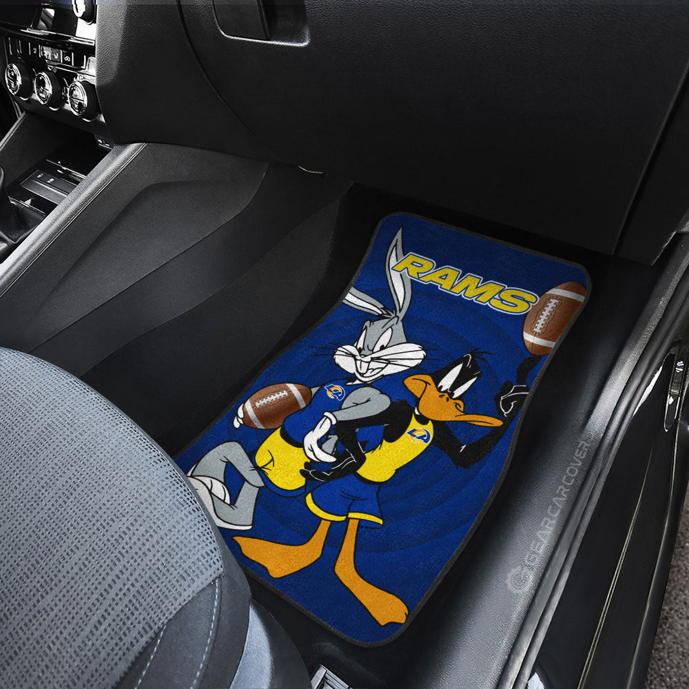 Los Angeles Rams Car Floor Mats Custom Car Accessories - Gearcarcover - 3