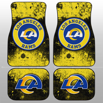 Los Angeles Rams Car Floor Mats Custom Car Accessories - Gearcarcover - 1