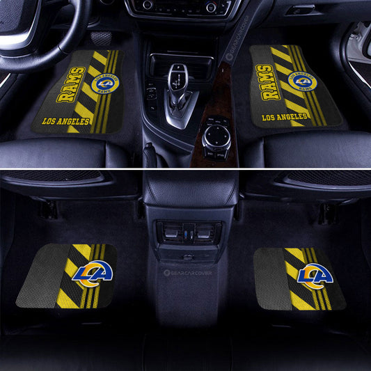 Los Angeles Rams Car Floor Mats Custom Car Accessories - Gearcarcover - 2