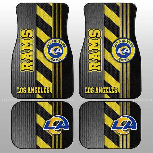 Los Angeles Rams Car Floor Mats Custom Car Accessories - Gearcarcover - 1