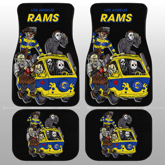 Los Angeles Rams Car Floor Mats Custom Car Accessories - Gearcarcover - 1