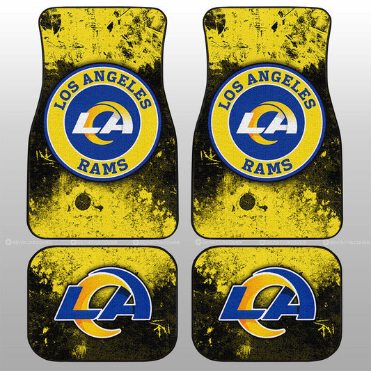 Los Angeles Rams Car Floor Mats Custom Car Accessories - Gearcarcover - 1