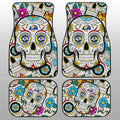 Los Angeles Rams Car Floor Mats Custom Sugar Skull Car Accessories - Gearcarcover - 1