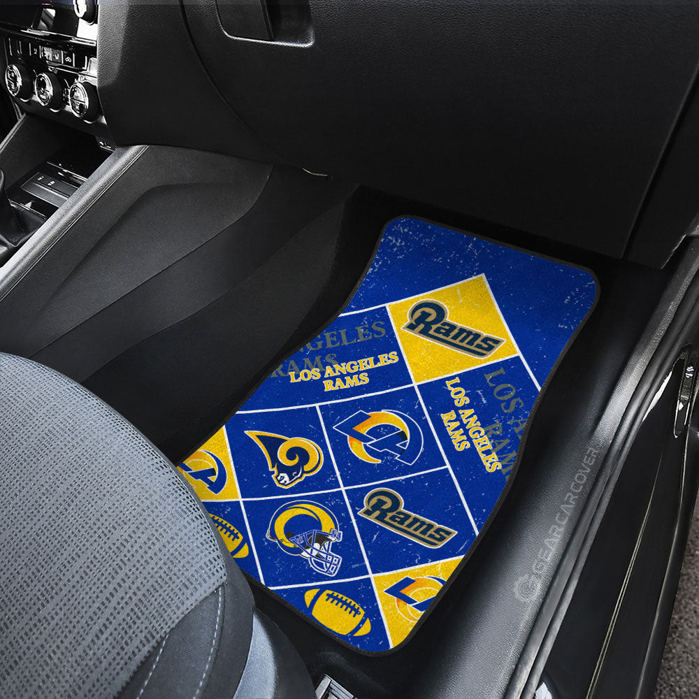 Los Angeles Rams Car Floor Mats Sporty Team Collection - Gearcarcover - 3