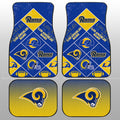 Los Angeles Rams Car Floor Mats Sporty Team Collection - Gearcarcover - 1