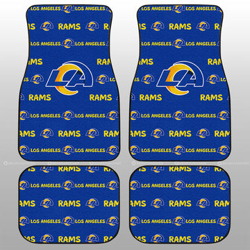 Los Angeles Rams Car Floor Mats Sporty Team Collection - Gearcarcover - 1