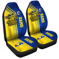Los Angeles Rams Car Seat Covers Baby Yoda Car Accessories - Gearcarcover - 3
