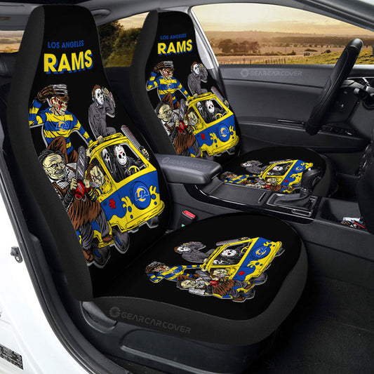 Los Angeles Rams Car Seat Covers Custom Car Accessories - Gearcarcover - 2