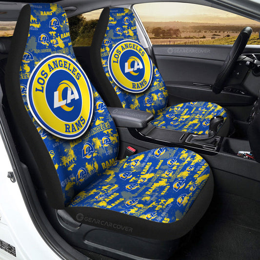Los Angeles Rams Car Seat Covers Custom Car Accessories - Gearcarcover - 2