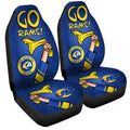 Los Angeles Rams Car Seat Covers Custom Car Accessories - Gearcarcover - 3
