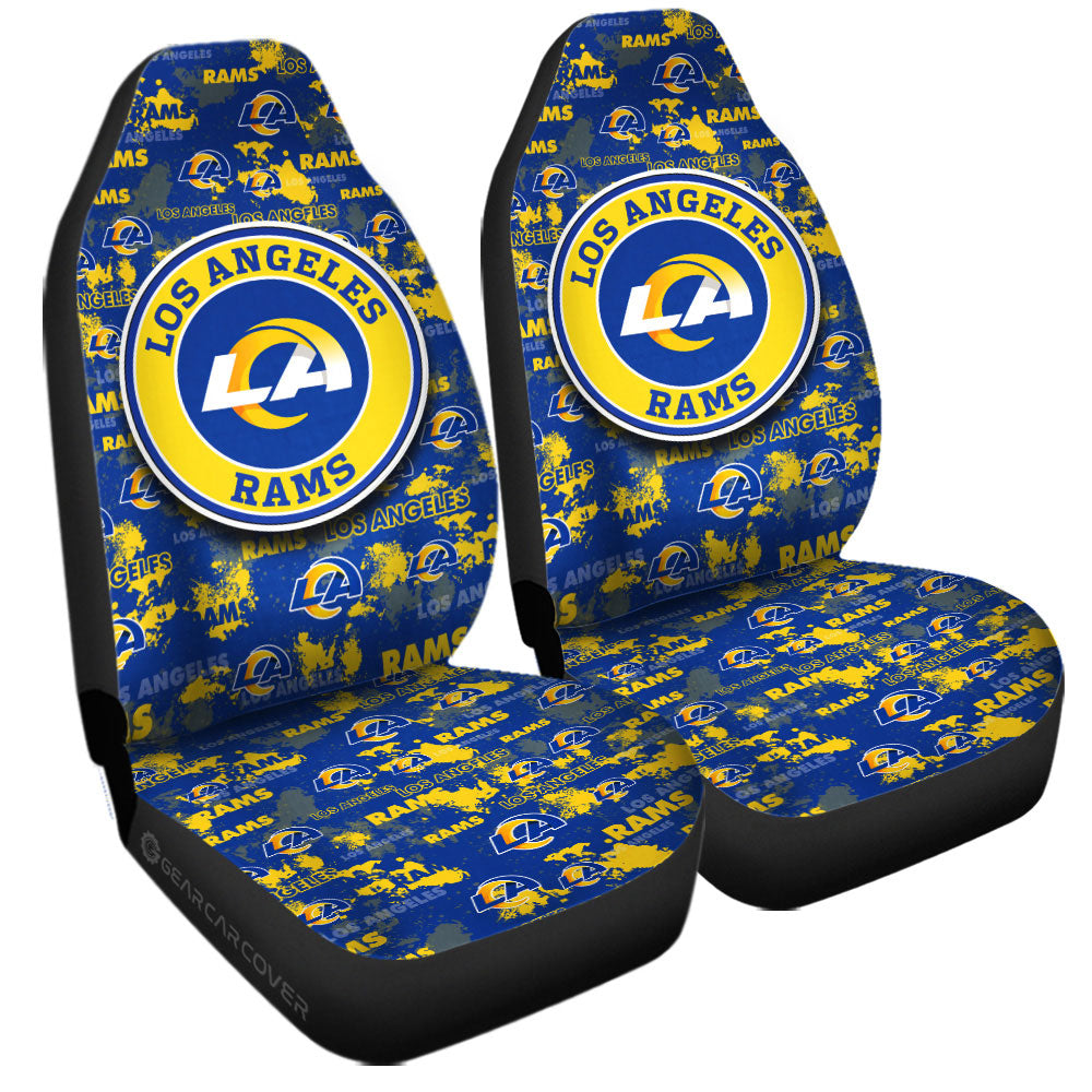 Los Angeles Rams Car Seat Covers Custom Car Accessories - Gearcarcover - 3