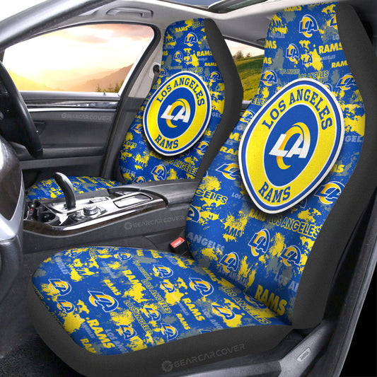 Los Angeles Rams Car Seat Covers Custom Car Accessories - Gearcarcover - 1