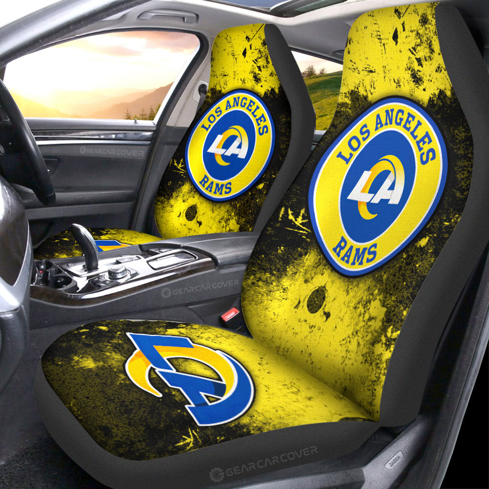 Los Angeles Rams Car Seat Covers Custom Car Accessories - Gearcarcover - 1